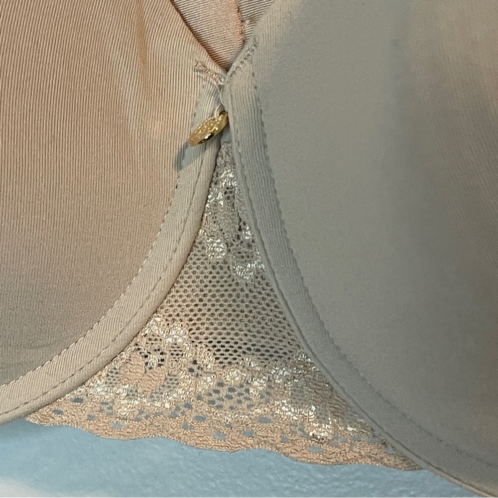 Natori Beige Lace Bra 34F - Picture 3 of 6
